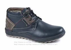 Мужские ботинки Maxus. Модель Томи 2 Ш кожа синие