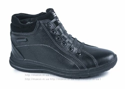 Детские ботинки осень(зима) Maxus. Модель Рэкс-2 чёрные.