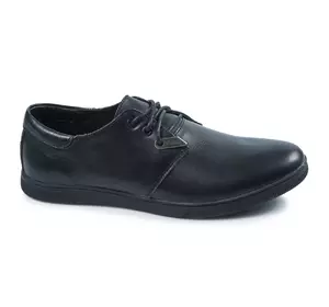 Межская весенняя обувь Maxus. Модель Рекс-4 кожа чёрные